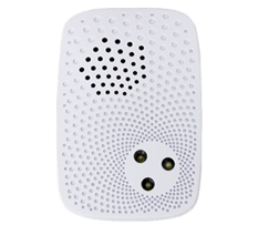 Additional siren: Additional siren to ensure your alarm is heard in all areas. Includes strobing LED lights and also serves as a Z-Wave repeater. Wave Smart Home