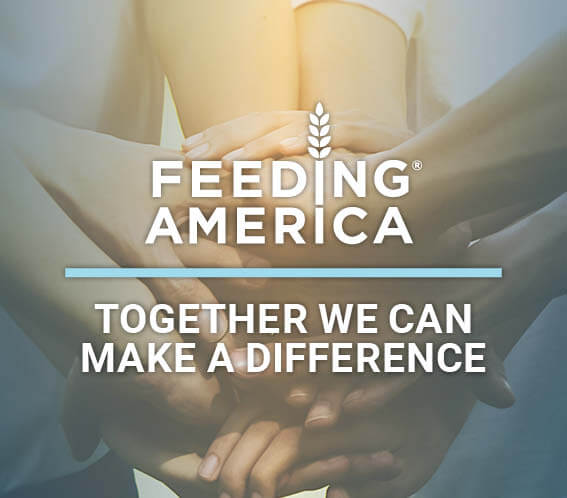 Wave and our family of companies has donated $100,000* in total to help Feeding America